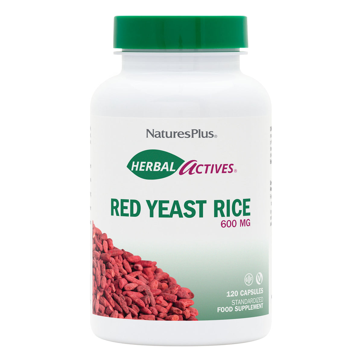 product image of Herbal Actives Red Yeast Rice Capsules containing 120 Count