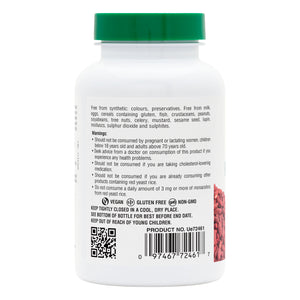 Second side product image of Herbal Actives Red Yeast Rice Capsules containing 120 Count