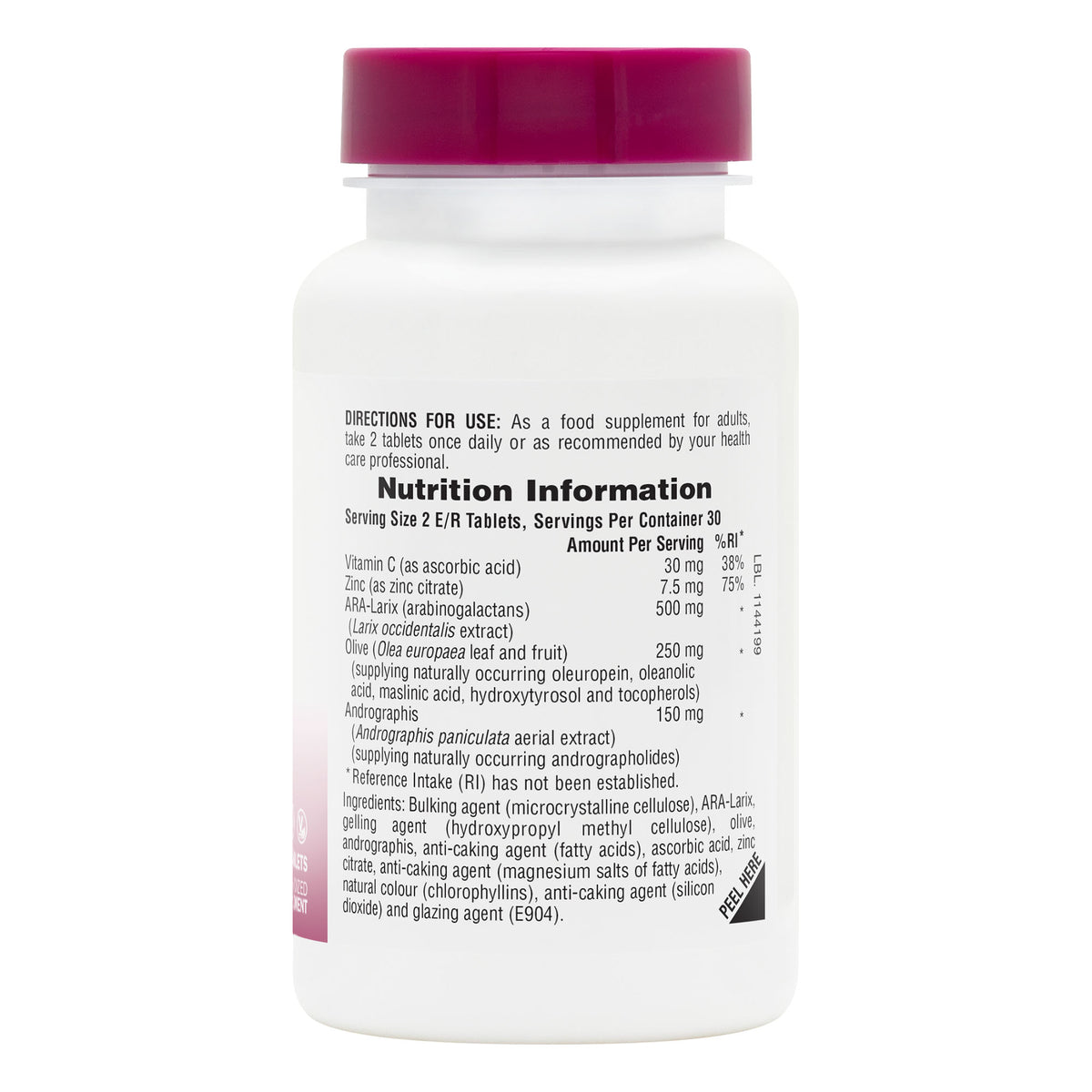 product image of Herbal Actives Tri-Immune Extended Release Tablets containing Herbal Actives Tri-Immune Extended Release Tablets