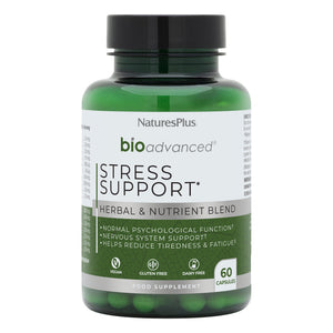 Frontal product image of BioAdvanced Stress Support Capsules containing BioAdvanced Stress Support Capsules