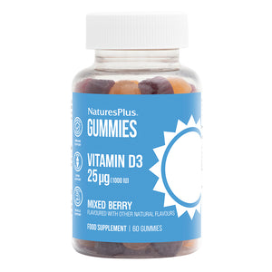 Frontal product image of Gummies Vitamin D3 1000 IU containing Gummies Vitamin D3 1000 IU