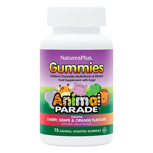 Frontal product image of Animal Parade® Multivitamin Children's Gummies containing 75 Count