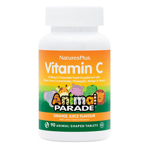 Frontal product image of Animal Parade® Vitamin C Children's Chewables containing Animal Parade® Vitamin C Children's Chewables