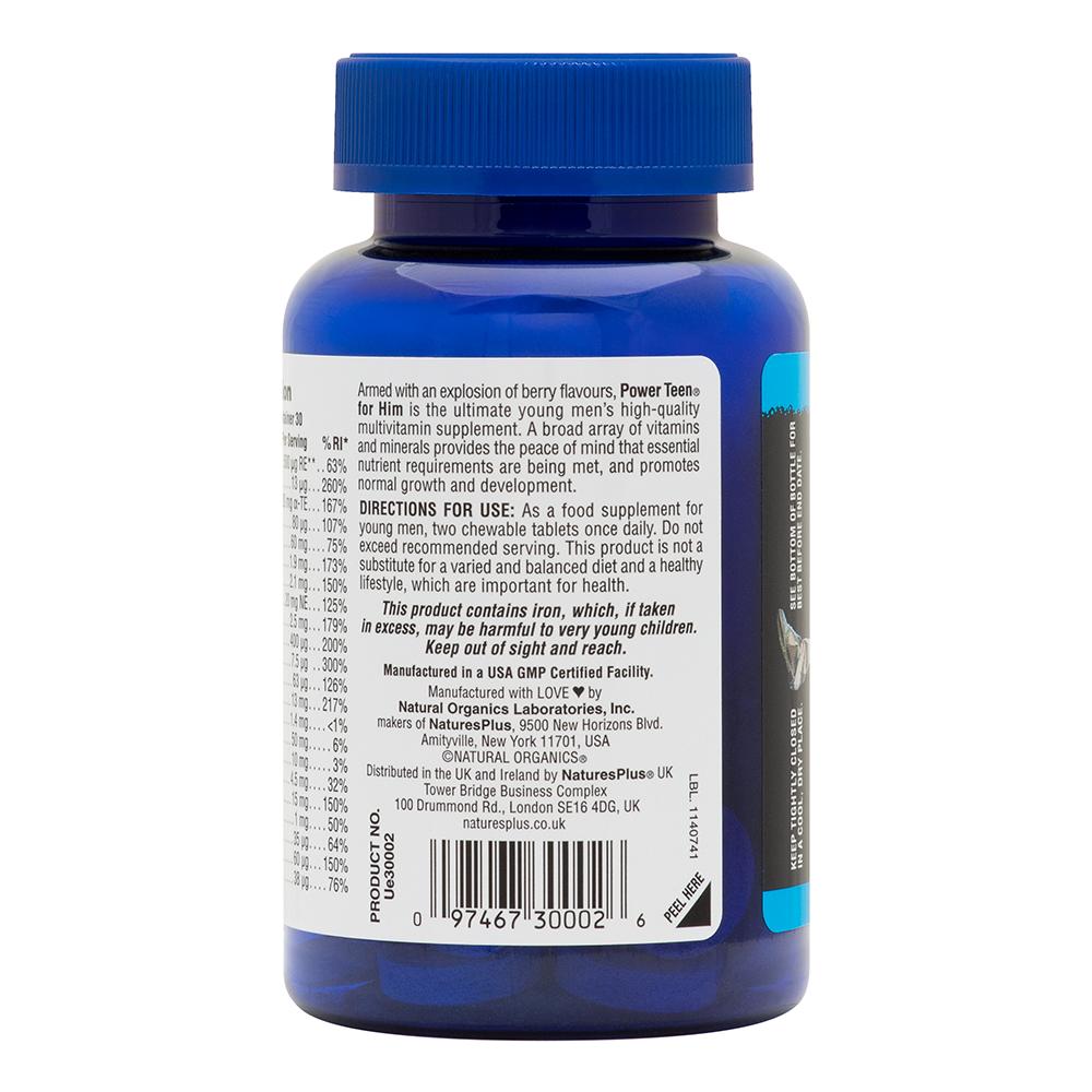 product image of Source of Life® POWER TEEN® For Him Chewables containing Source of Life® POWER TEEN® For Him Chewables