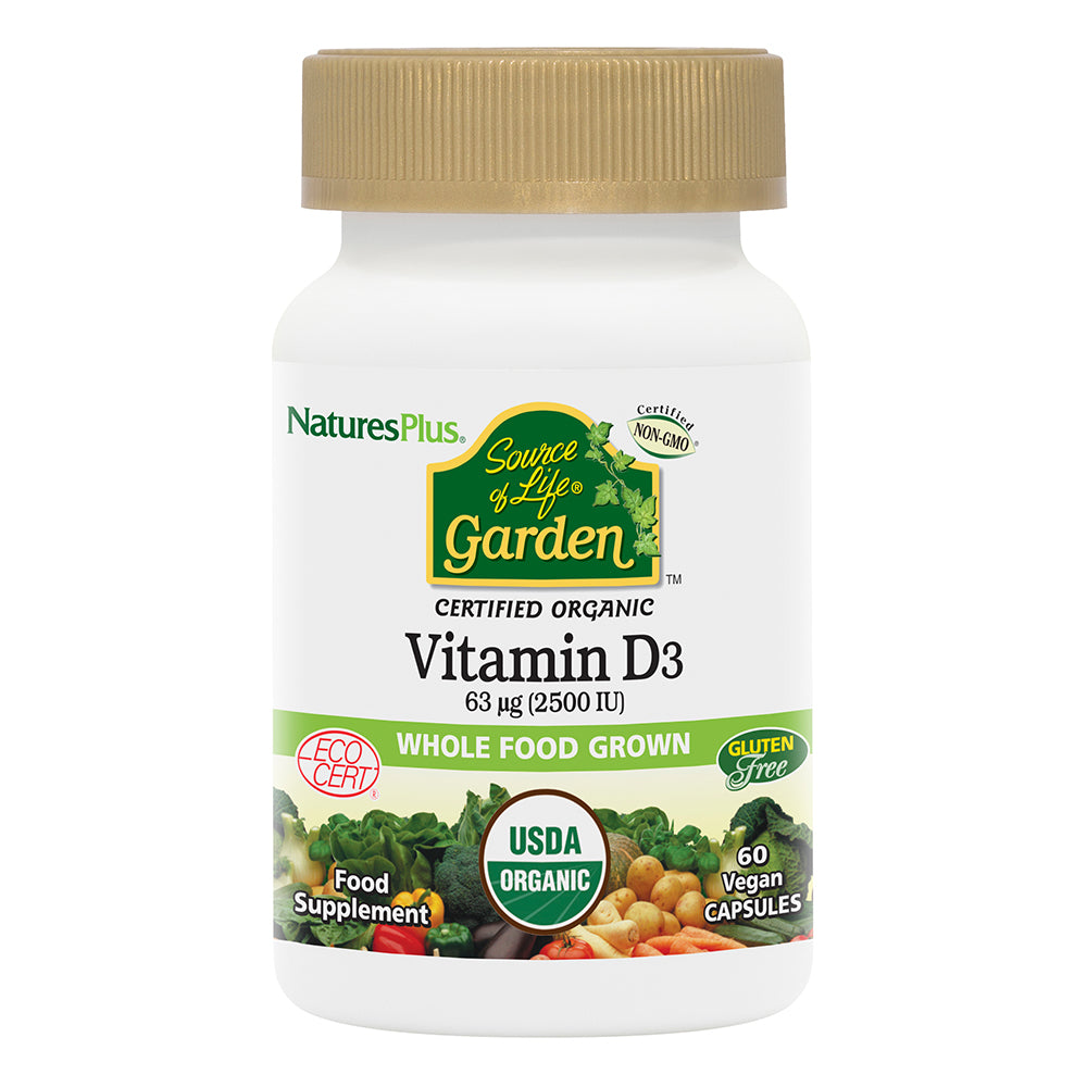 product image of Source of Life Garden Vitamin D3 Capsules containing Source of Life Garden Vitamin D3 Capsules
