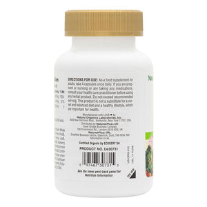 Second side product image of Source of Life® Garden Calcium Capsules containing 120 Count
