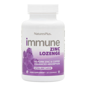 Frontal product image of Immune Zinc Lozenges containing 60 Count