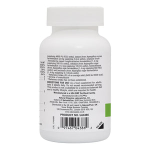 Second side product image of GI NUTRA® Bi-Layered Tablets containing 90 Count