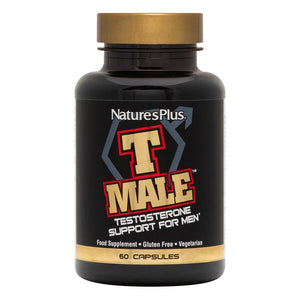 Frontal product image of T MALE® Capsules containing 60 Count