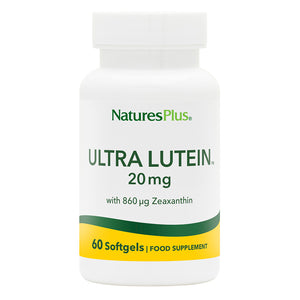 Frontal product image of Ultra Lutein® Softgels containing Ultra Lutein® Softgels