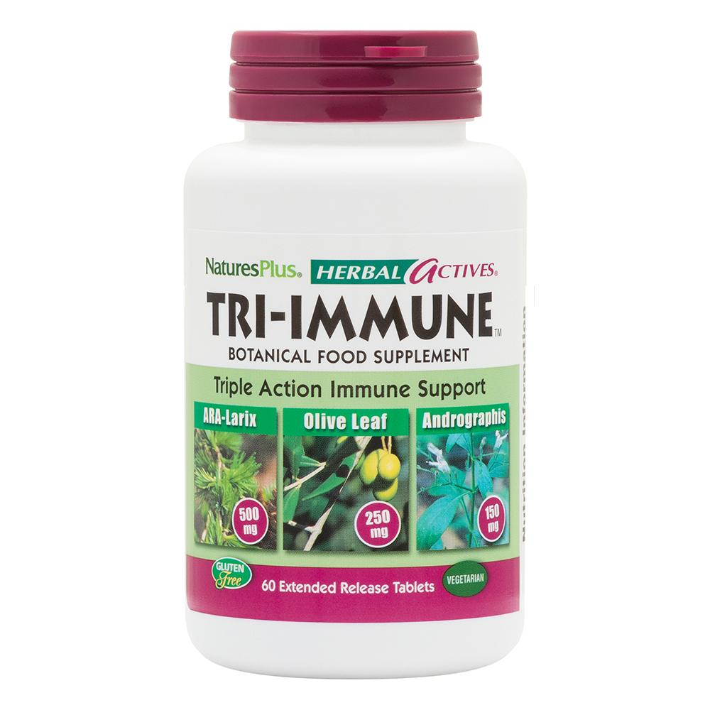 product image of Herbal Actives Tri-Immune Extended Release Tablets containing 60 Count
